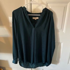 Loft Dark Blue blouse
